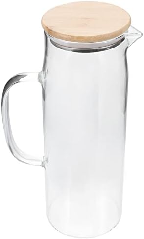 Bestonzon 2 PCS מתקן מים זכוכית תה צלול תה צלול כוסות שתייה צלול כוסות כוסות קרח תה קר כד מים קרים קנקן מים מחזיק מים קירור מקרר סיר קשירה לימון לימון