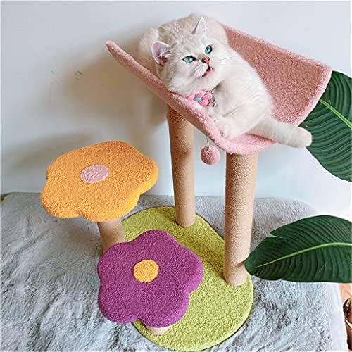 צבעוני פרח חתולי טיפוס מסגרת סיסל שריטה לוח אשף של חתולי עץ כפת נסיכת כסא נוח דן גדול חתולים