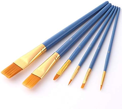 SLATIOM 25 יחידות מברשת צבע רב -פונקציונאלית סט ציור ניילון ציור שיער שמן מברשת מברשת אקריליק צבעי עט צבעי עט.