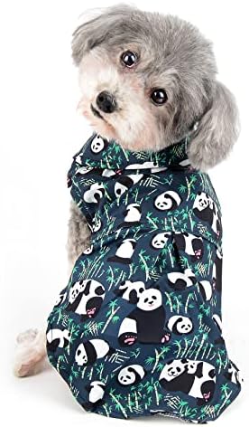 רנפי הוואי לחיות מחמד חולצות עבור קטן כלב בני רך לנשימה דוגי חולצות עם בעלי החיים הדפסת חיות מחמד שרוולים גופייה גור חתולים בגדים, ירוק