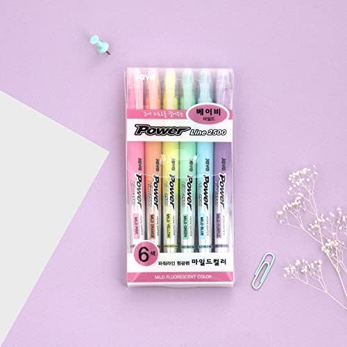 Javapen Rainbow Pastel Stellighter Shisel Cipe Pens