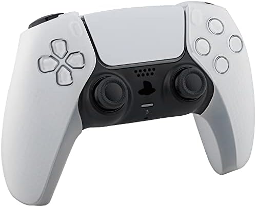 בקר PS5 סיליקון עור- Weprogame Split Anti-Slip Cover Cover Case, PS5 Controller Grip אביזרים לפלייסטיישן 5 בקר Duelsense מתאים לכל מטען