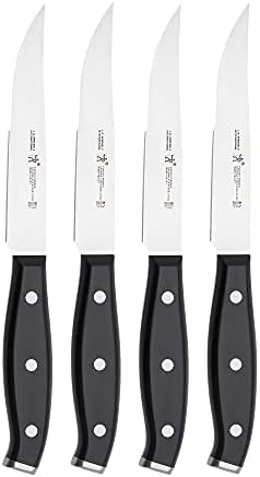 סט סכיני סטייק של הנקלס פרמיו, 4 יחידות, שחור