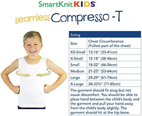 SmartKnitkids compresso-t לחץ עמוק דחיסה חושית גופיה וגרבי רגישות ידידותיות לחוש חלק