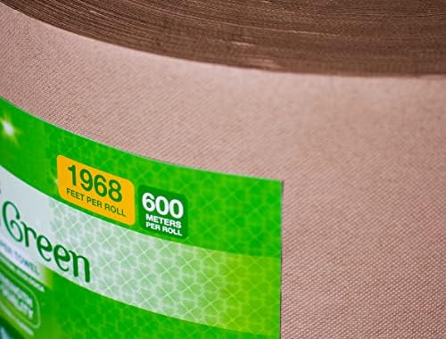 כותנה ירוק חום רול פאפל מגבות - 1968.5 רגל של נייר מגדלי עבור כבד החובה ניקוי