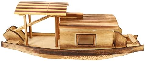 קישוטי דגם סירות צעצועים מתנות מתנות סירה סינית מלאכת מעץ עץ לגברים לגברים ספינת עץ דגם מעץ סירה מעץ קישוטים קישוטים לילדים צלמיות סירות סיניות איש דיג איש דיג