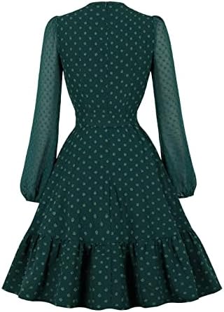 שמלת מקסי לנשים חוף חופשת אופנה בריטי להנמיך צווארון משובץ הדפסה קצר שרוול הברך-רגל שמלה