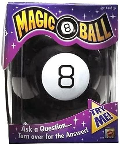 Mattel 30188 Magic 8 Ball Fortunon אומר ל- Teller משחק מקורי חדש