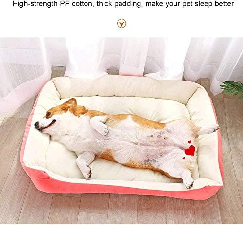 SCDCWW מיטת כלבים נוחה בגודל בינוני, מיטת כלב בגודל בינוני מיטת חיות מחמד רכה ונוחה, ספה גדולה ובינונית בגודל בינוני דונמים קטנים, 9070 סמ
