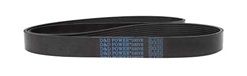 D&D Powerdrive 5319 NAPA חגורת החלפת רכב, רצועה אחת, גומי