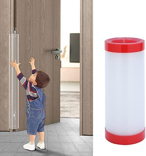 אנגלוריה 1 יחידות דלת ציר כיסוי קמצוץ משמר תינוק הוכחה, דלתות ריבה מגן, דלת מגן לילדים אצבע בטיחות, מתאים עבור 90 & מגבר; 180 תואר דלתות