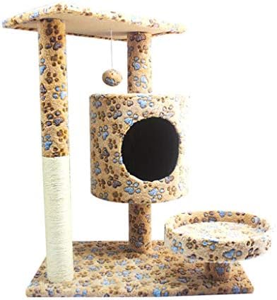 מולו חתול עצי חתול עץ מגדל, קטיפה טבעי חרב חתול עץ חתול טיפוס מסגרת ללבוש עמיד שריטה עמיד עמיד חתול מיטות