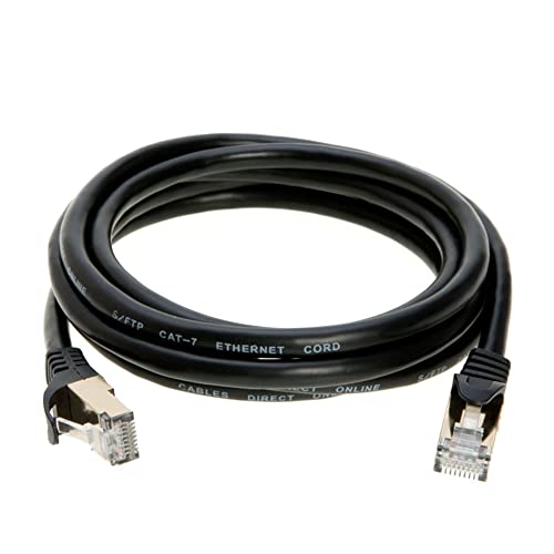 כבלים ישיר מקוון 6ft s/ftp cat7 זהב מצופה זהב Ethernet RJ45 כבל נחושת 10 Gigabit Ethernet Network Patch כבל