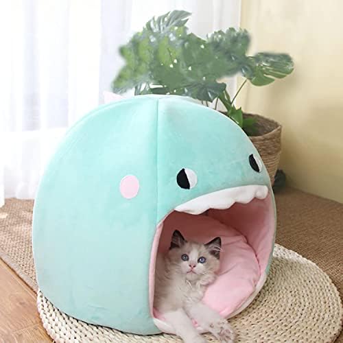 עצמי התחממות חתול מיטה-דגי צורת מיטה לחיות מחמד אוהל כרית חתול בית עבור קטן בינוני חתלתול כלב חתול מיטה לחיות מחמד בית אספקת