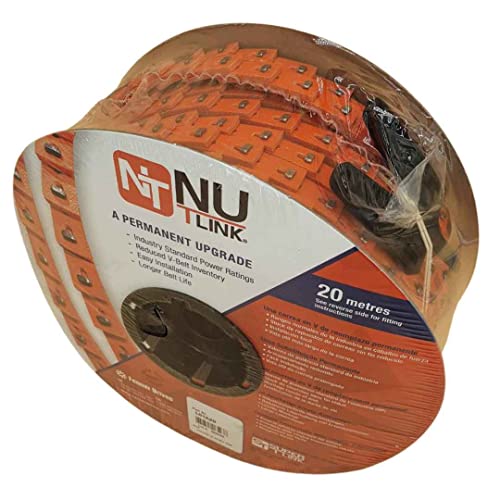 פנר נוהג L01A20 Nutlink V-Belt, A/13/4L, 13 ממ רוחב עליון, 20 מ 'באורך הכללי