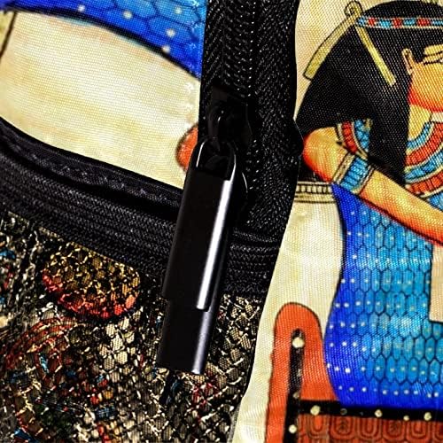 תרמיל נסיעות VBFOFBV לנשים, מטייל תרמיל תרמיל ספורט חיצוני תרמיל יום מזדמן, ציור מצרים עתיק