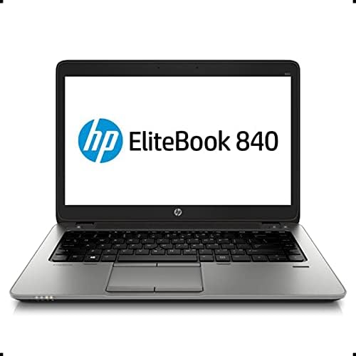 HP Elitebook 840 G1 14.0 אינץ 'מחשב נייד מחשב נייד, Intel I5 4300U עד 2.9 ג'יגה הרץ, זיכרון 16 ג'יגה -בייט, 256 ג'יגה -בייט SSD, USB 3.0, Bluetooth, Window 10 Professional