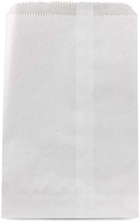 מוצרי Hygloss קוטב אומנויות ומלאכה שקיות נייר - 8.5 x 11 אינץ ', לבן, 100 חבילה