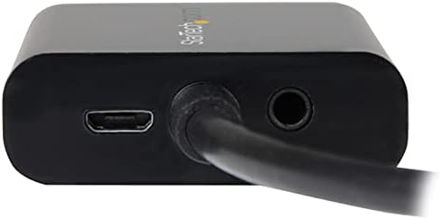 Startech.com DisplayPort למתאם VGA עם Audio 1920x1200 DP לממיר VGA עבור צג VGA או תצוגה שלך