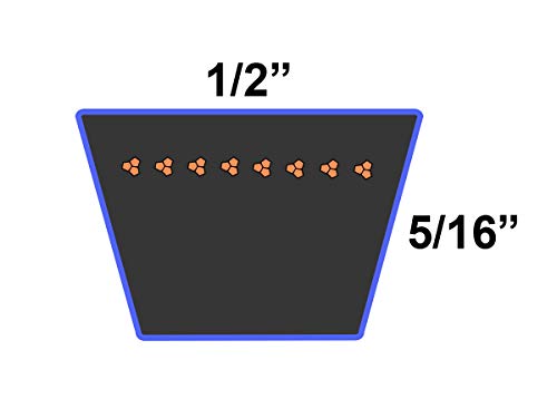 D&D Powerdrive A-A45K Kevlar V חגורה, ארמיד, 1