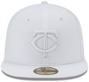 ליגת הבייסבול מינסוטה טווינס לבן ואפור 59 חמישים כובע מצויד