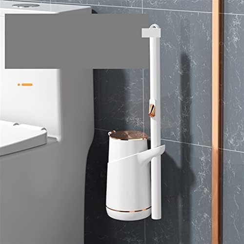 מברשת אסלה של Zukeems מברשת אסלה חד פעמית עם ניקוי כלי ניקוי רכוב על קיר נוזלי להחלפת אמבטיה מברשת ניקוי ראש WC מוצרים