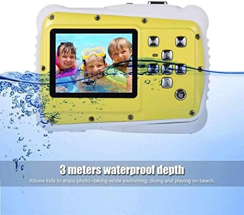Lkkybooa עמיד למים מיני מצלמת ילדים בהגדרה גבוהה 12MP HD 3 מטר מתחת למים שחייה מצלמה דיגיטלית מצלמת וידיאו 2.0 אינץ 'תצוגת LCD