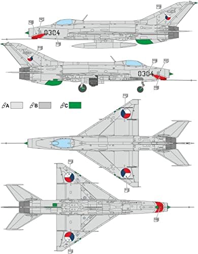 72042 1/72 וייטנאם אוויר חיל מיקויאן לויץ מיג-21 ו-13 דגי מיטת קולי מטוס קרב פלסטיק דגם